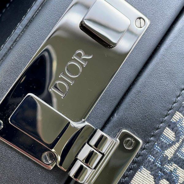 クリスチャン・ディオール ハンドバッグ ロック ミニ オブリーク 1LXP0119MCT Dior 2wayショルダー トロッター 黒