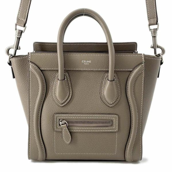 セリーヌ ハンドバッグ ラゲージ ナノショッパー 189243 CELINE バッグ 2wayショルダーバッグ