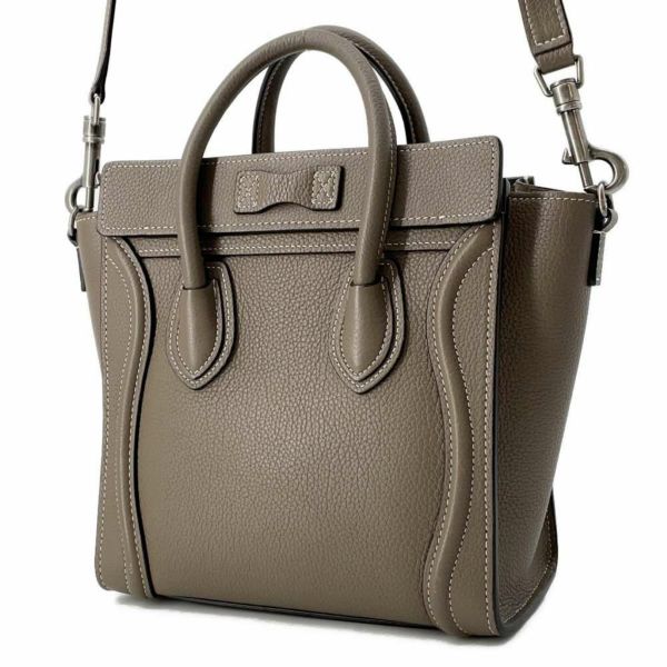 セリーヌ ハンドバッグ ラゲージ ナノショッパー 189243 CELINE バッグ 2wayショルダーバッグ