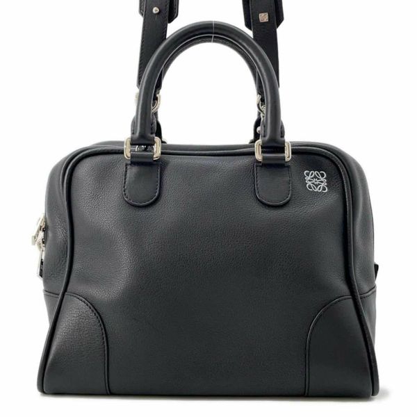 ロエベ ハンドバッグ アマソナ75 レザー 301.30.L03 LOEWE バッグ 2wayショルダーバッグ 黒