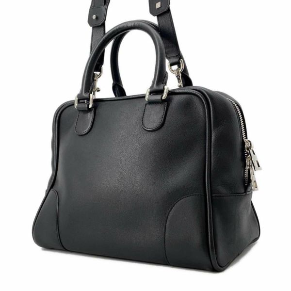 ロエベ ハンドバッグ アマソナ75 レザー 301.30.L03 LOEWE バッグ 2wayショルダーバッグ 黒