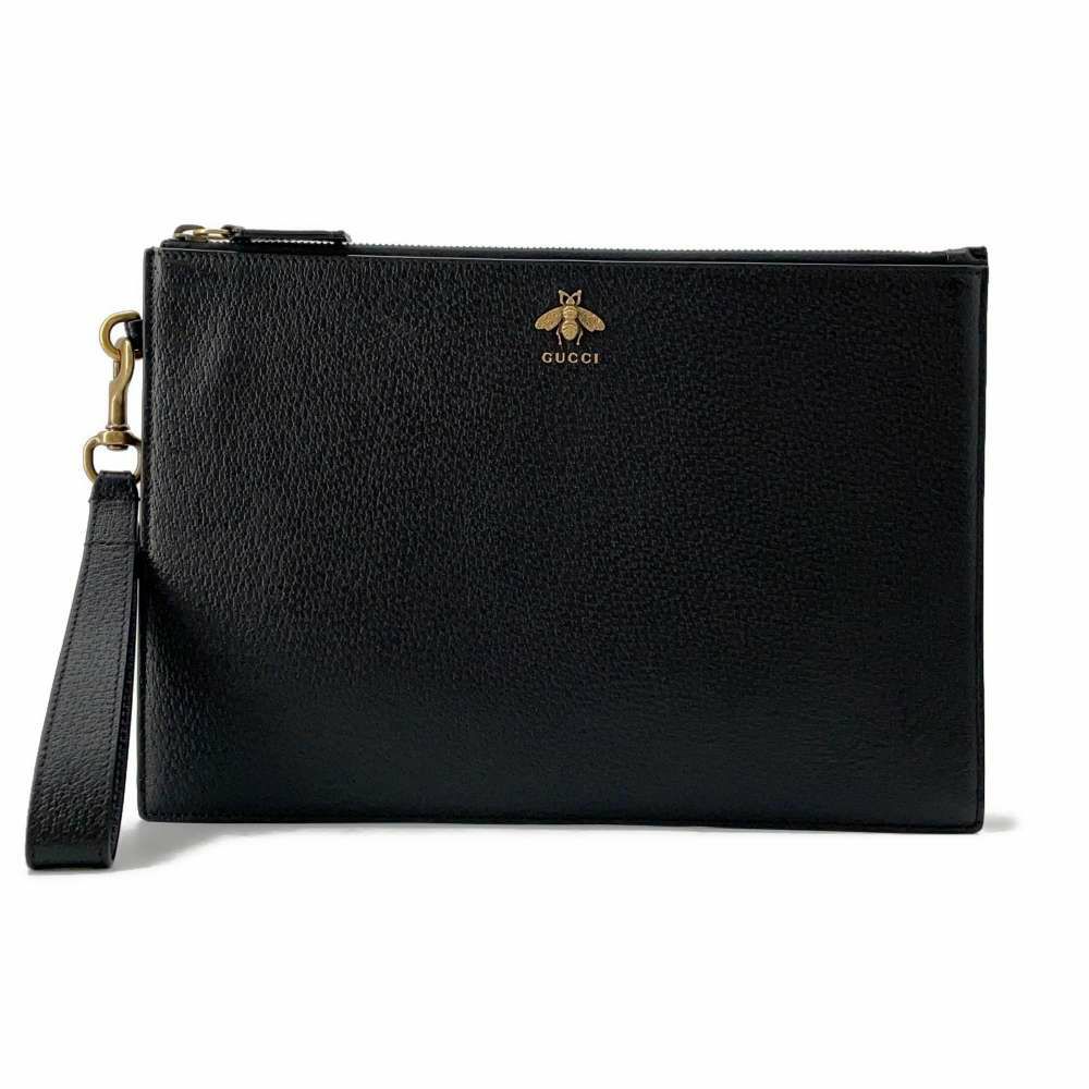 グッチ クラッチバッグ アニマリエ BEE レザー 523684 GUCCI バッグ  