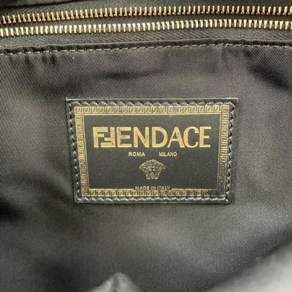 フェンディ リュックサック フェンダーチェ バックパック 7VZ066 FENDI ベルサーチェコラボ 黒