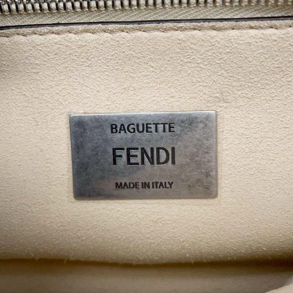 フェンディ チェーンショルダーバッグ バゲット ズッカ パイル 8BR793 FENDI バッグ