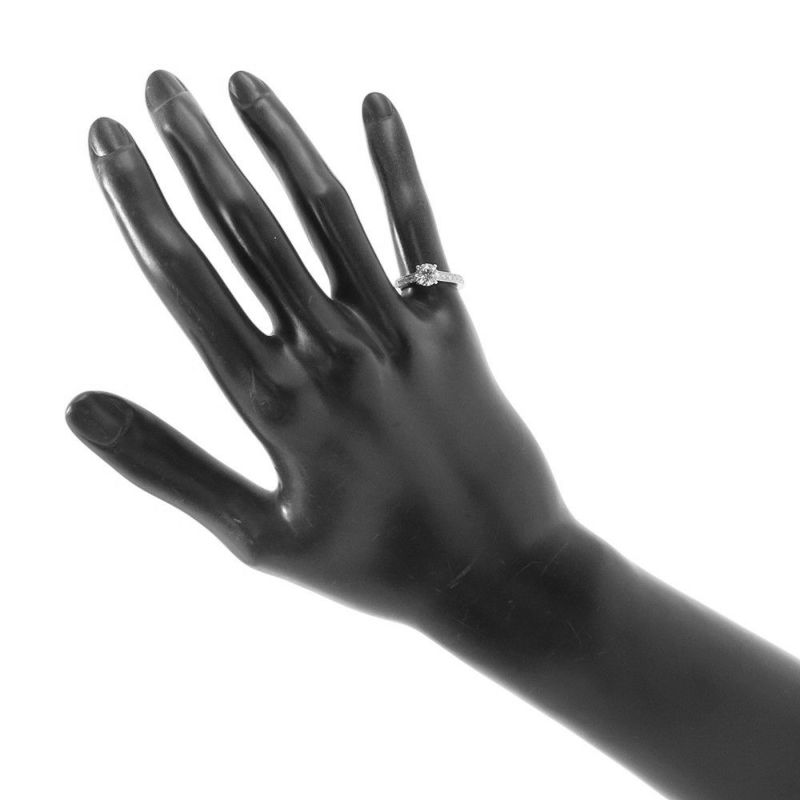 グラフ リング フレーム ラウンド ダイヤモンド エンゲージメントリング ダイヤ 中石0.70ct Pt950 サイズ5号 RPV01 GIA鑑定書付き 指輪