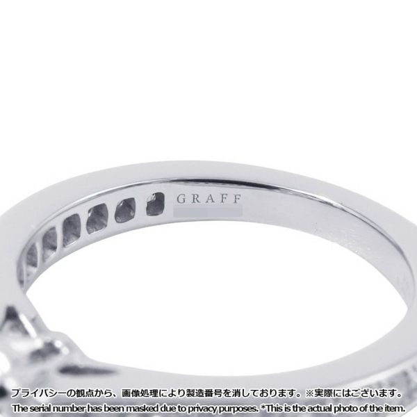グラフ リング フレーム ラウンド ダイヤモンド エンゲージメントリング ダイヤ 中石0.70ct Pt950 サイズ5号 RPV01 GIA鑑定書付き 指輪
