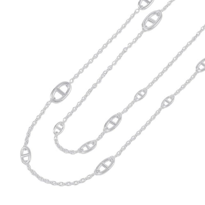 エルメス ネックレス シェーヌダンクル ファランドール SV925シルバー サイズ160 HERMES ロングネックレス ジュエリー