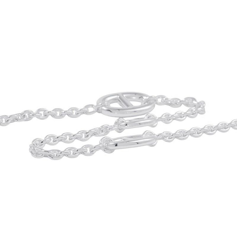 エルメス ネックレス シェーヌダンクル ファランドール SV925シルバー サイズ160 HERMES ロングネックレス ジュエリー