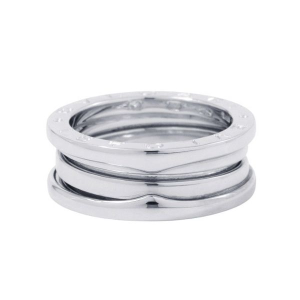 ブルガリ リング ビーゼロワン B-zero1 2バンド K18WGホワイトゴールド サイズ52 BVLGARI 指輪 ジュエリー