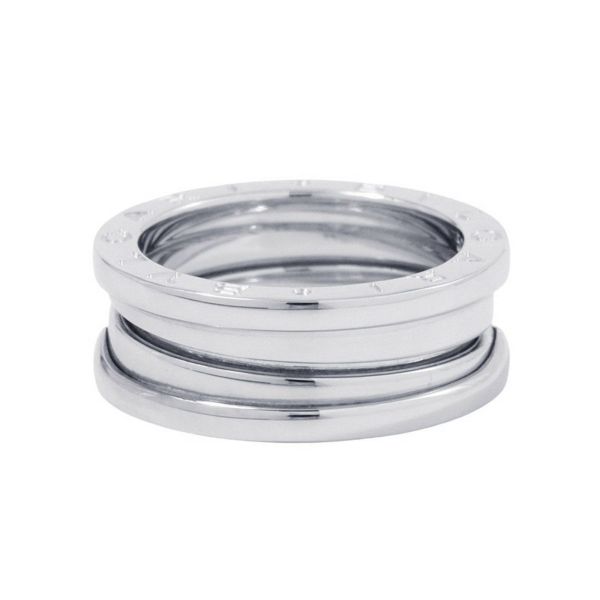 ブルガリ リング ビーゼロワン B-zero1 2バンド K18WGホワイトゴールド サイズ52 BVLGARI 指輪 ジュエリー