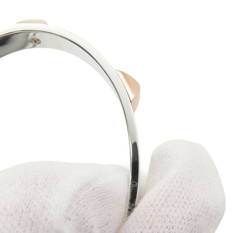 エルメス ブレスレット ミニクルー バングル SV925シルバー/K18PGピンクゴールド サイズST HERMES ジュエリー