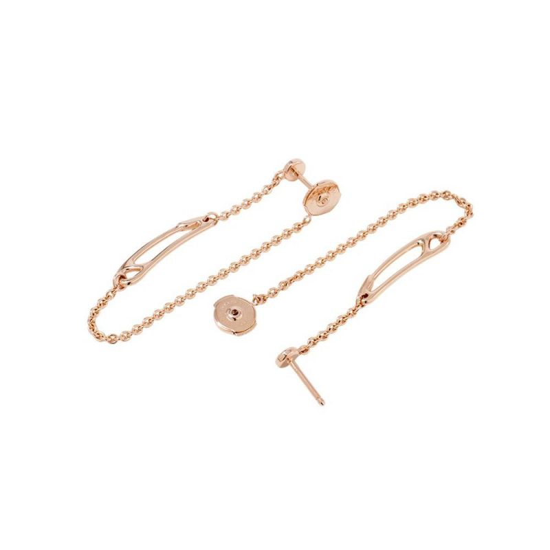 エルメス ピアス シェーヌダンクル ミニパンク K18PGピンクゴールド HERMES ジュエリー