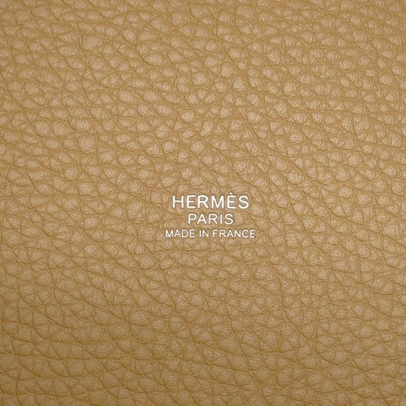 エルメス ハンドバッグ ピコタンロックMM ビスキュイ/シルバー金具 トリヨンクレマンス K刻印