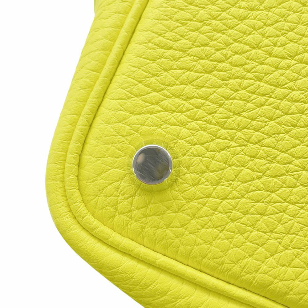 エルメス ハンドバッグ ピコタンロックPM ライム/シルバー金具 トリヨンクレマンス Z刻印