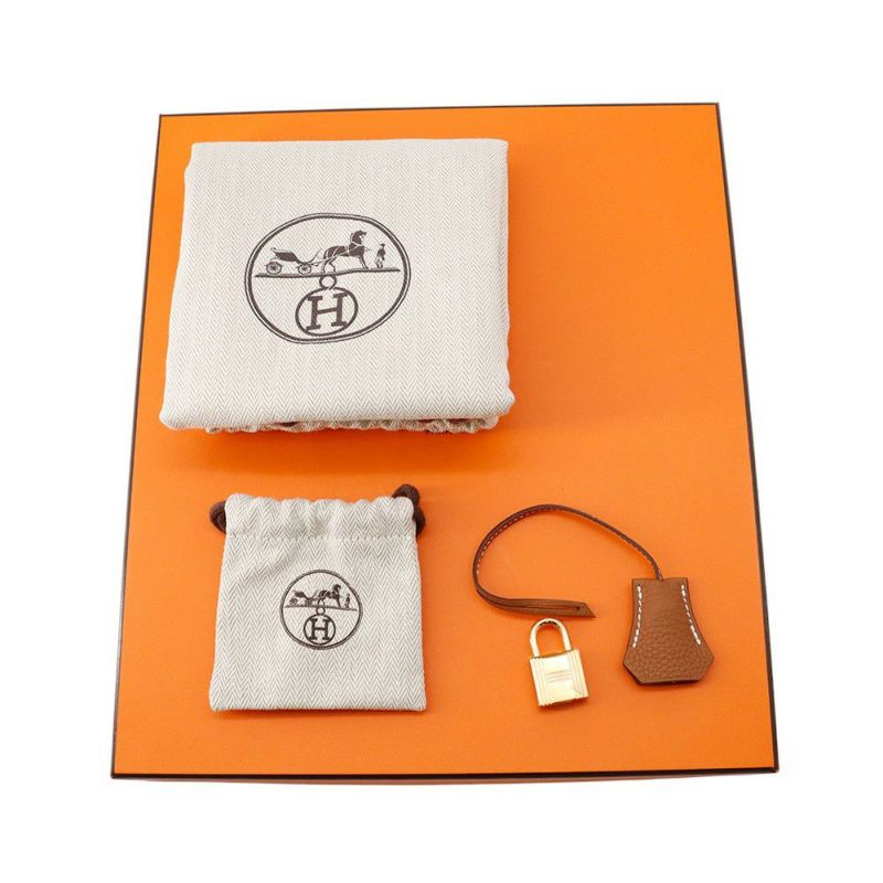 エルメス バーキン25 ゴールド/ゴールド金具 トゴ W刻印 HERMES Birkin ハンドバッグ