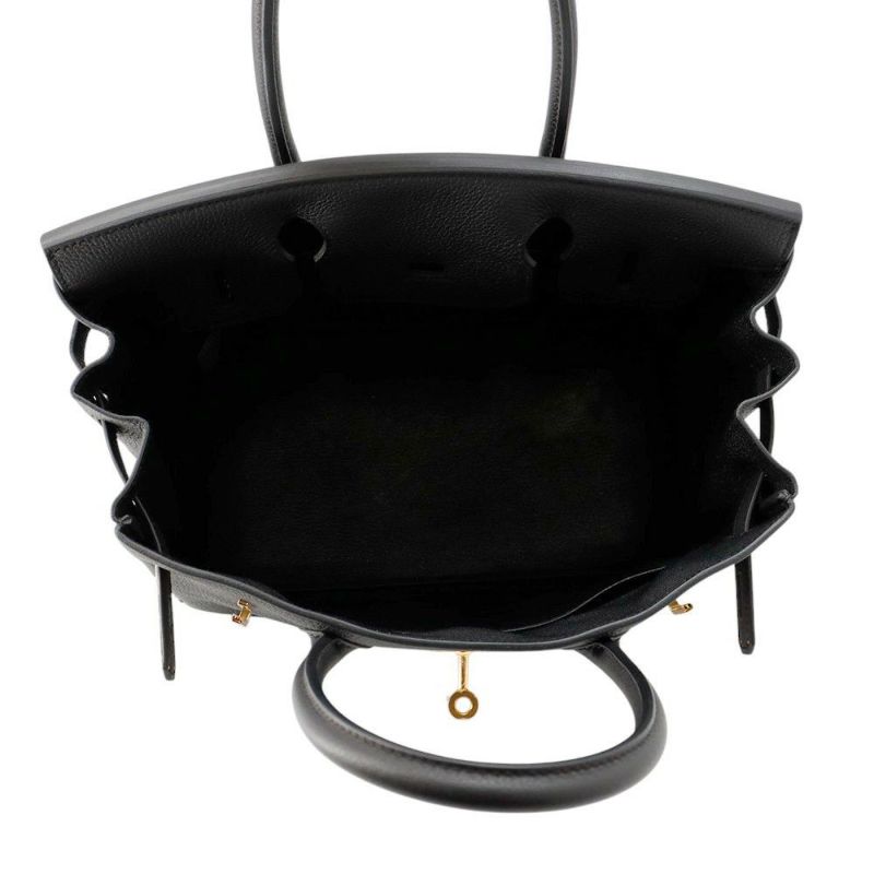 エルメス バーキン30 ブラック/ゴールド金具 トゴ B刻印 HERMES Birkin ハンドバッグ 黒