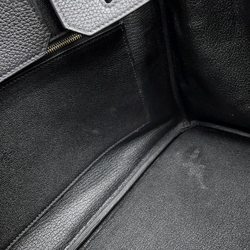 エルメス バーキン30 ブラック/ゴールド金具 トゴ B刻印 HERMES Birkin ハンドバッグ 黒