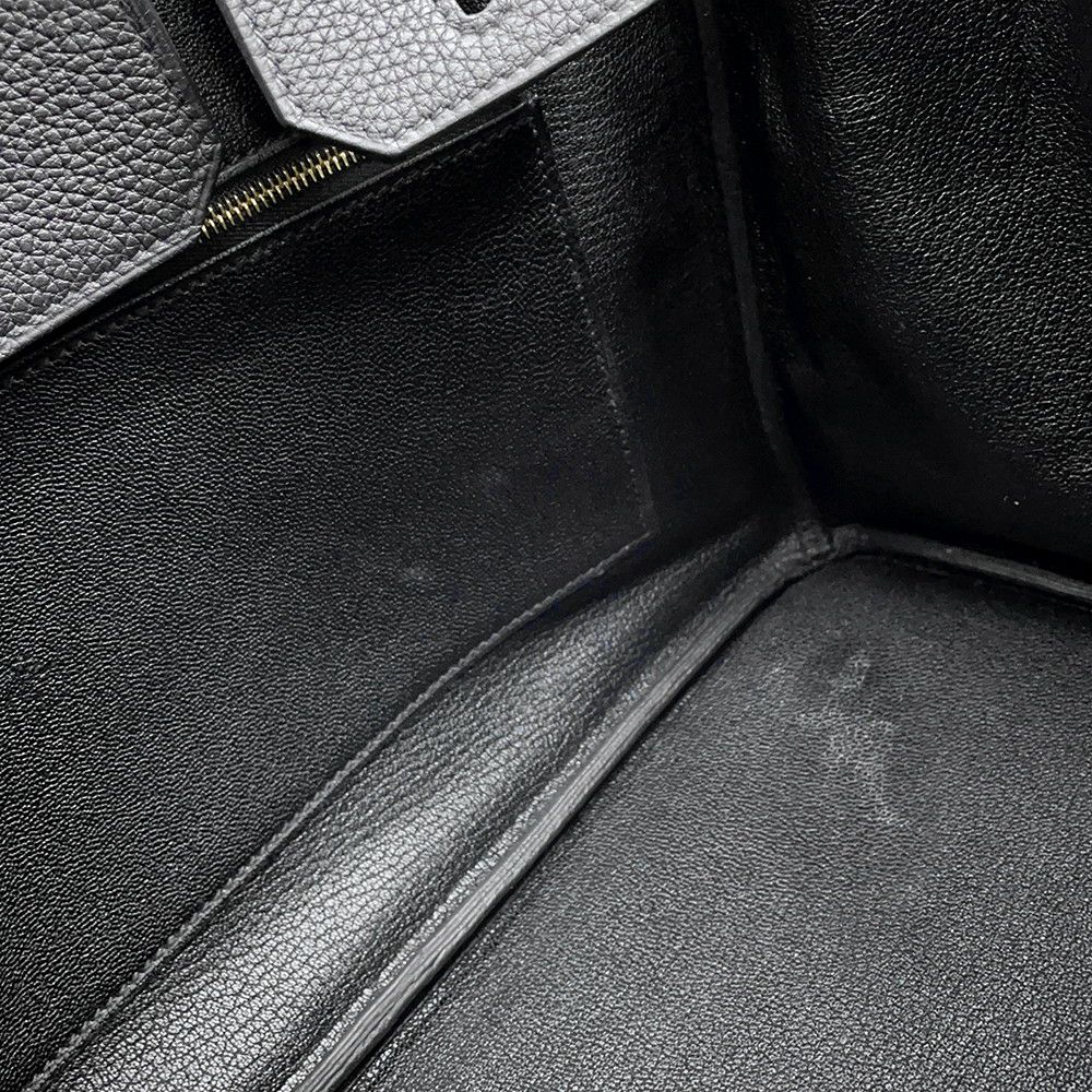 エルメス バーキン30 ブラック/ゴールド金具 トゴ B刻印 HERMES Birkin ハンドバッグ 黒