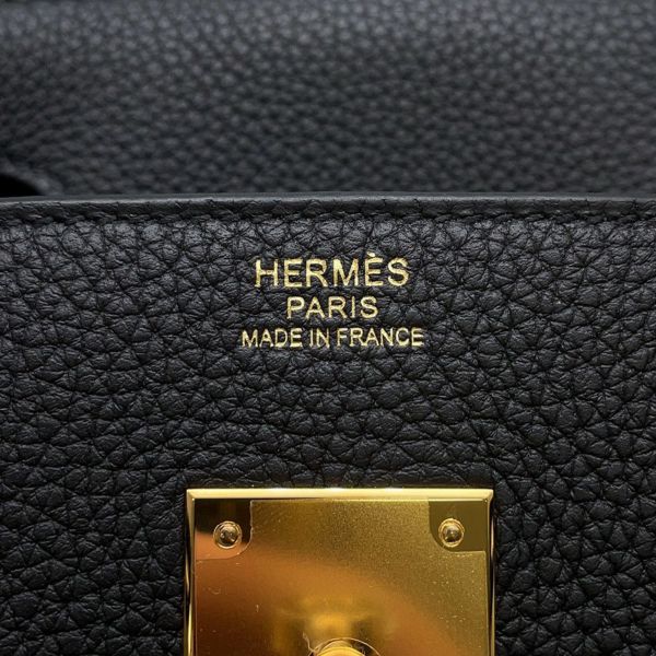エルメス バーキン30 ブラック/ゴールド金具 トゴ B刻印 HERMES Birkin ハンドバッグ 黒