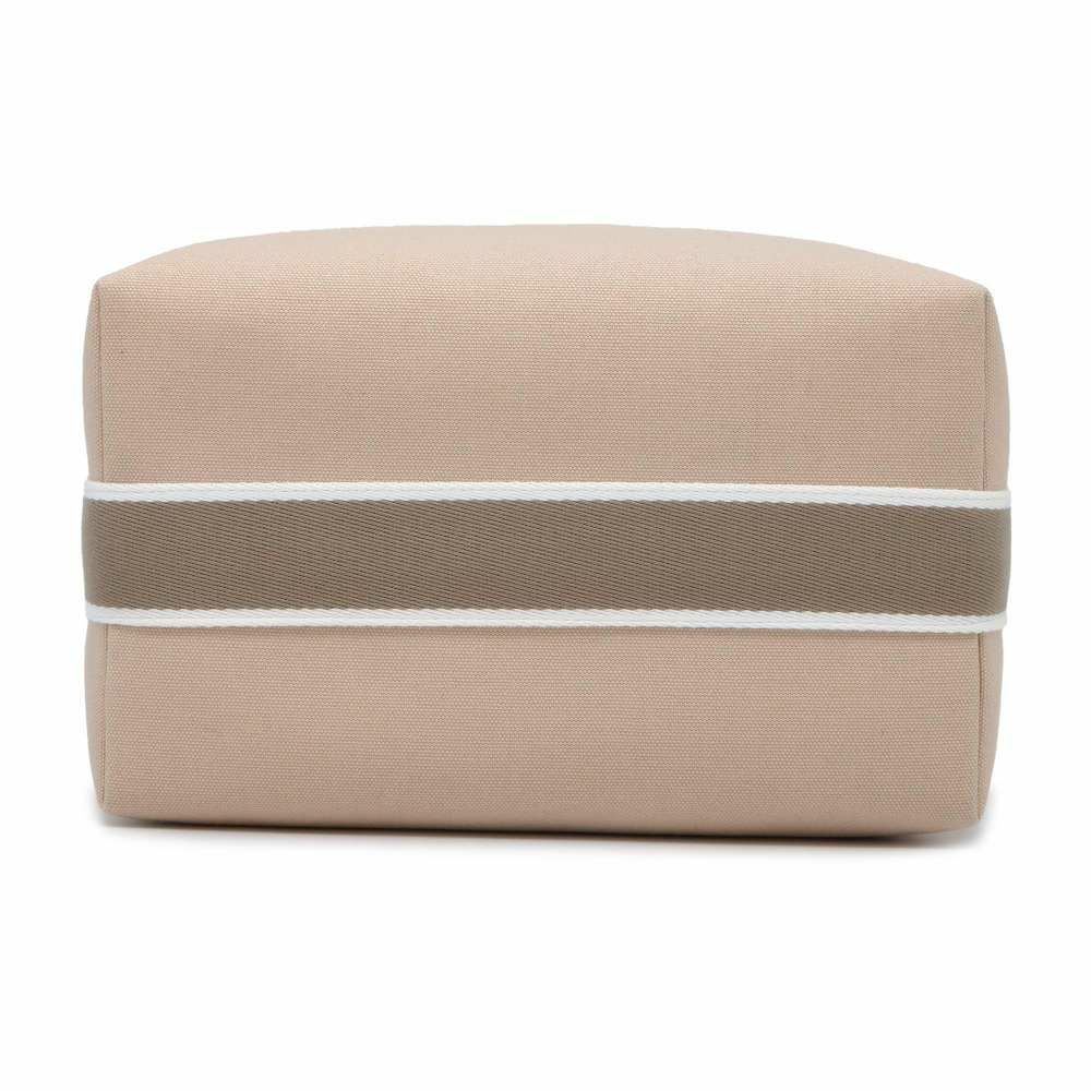 エルメス ポーチ ブリッド・ア・ブラックGM ベージュ/シルバー金具 キャンバス HERMES バッグ 小物入れ