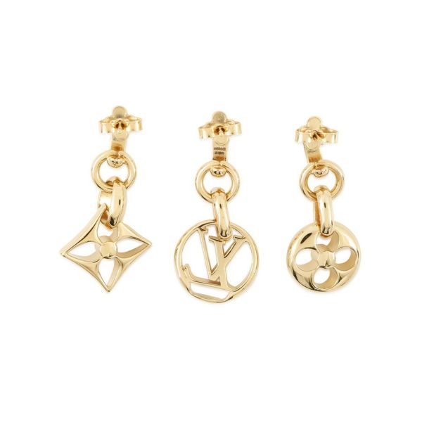 ルイヴィトン ピアス ブックル ドレイユ クレイジー イン ロック LE0250 LOUIS VUITTON アクセサリー 3個セット