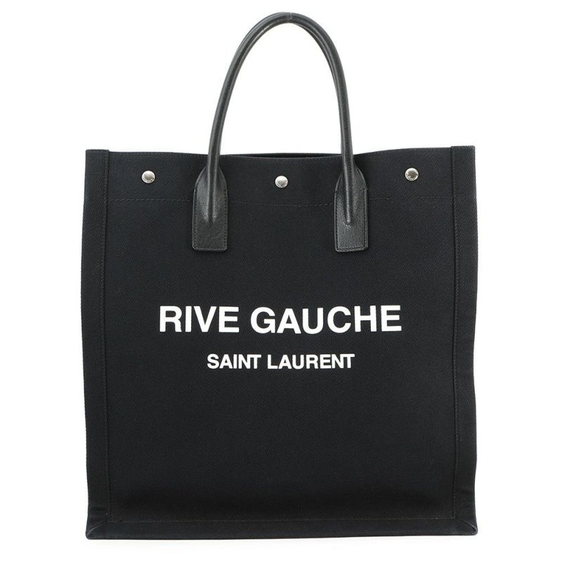 サンローランパリ トートバッグ リヴゴーシュ 632539 SAINT LAURENT PARIS ロゴ 黒