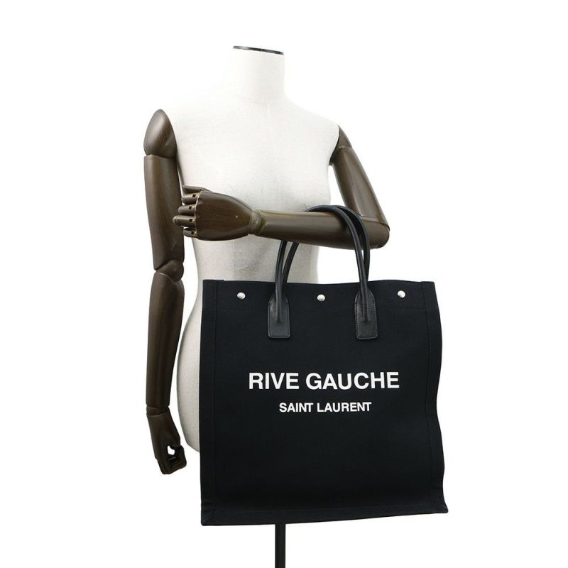 サンローランパリ トートバッグ リヴゴーシュ 632539 SAINT LAURENT PARIS ロゴ 黒