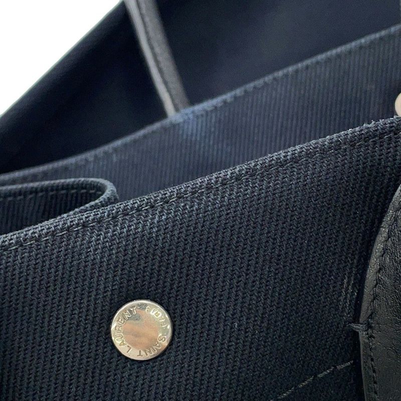 サンローランパリ トートバッグ リヴゴーシュ 632539 SAINT LAURENT PARIS ロゴ 黒