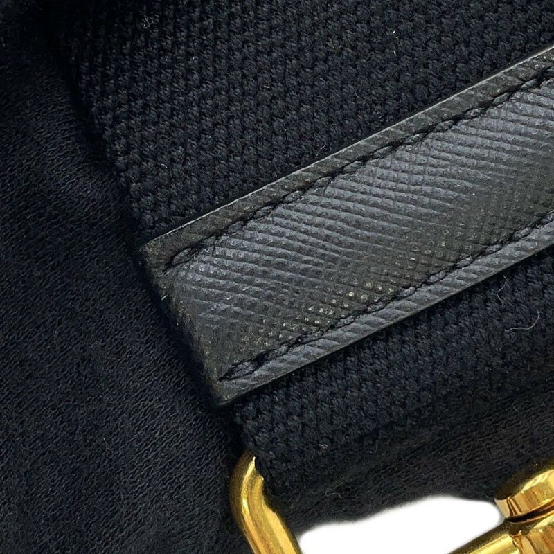 プラダ トートバッグ カナパ CANAPA デニム B2642B PRADA 2way 黒