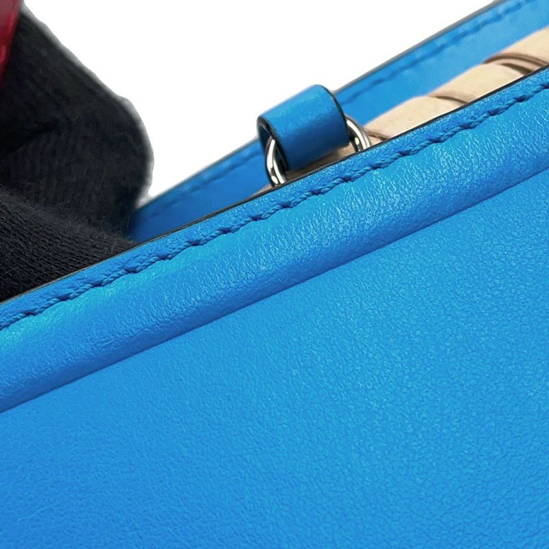 クリスチャン・ルブタン トートバッグ ルビショア ラフィア レザー 1215220 Christian Louboutin かごバッグ