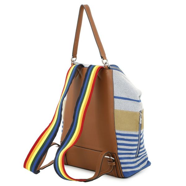 ロエベ リュック アナグラム ゴヤ キャンバス レザー 335.72.S53 LOEWE バッグ バックパック