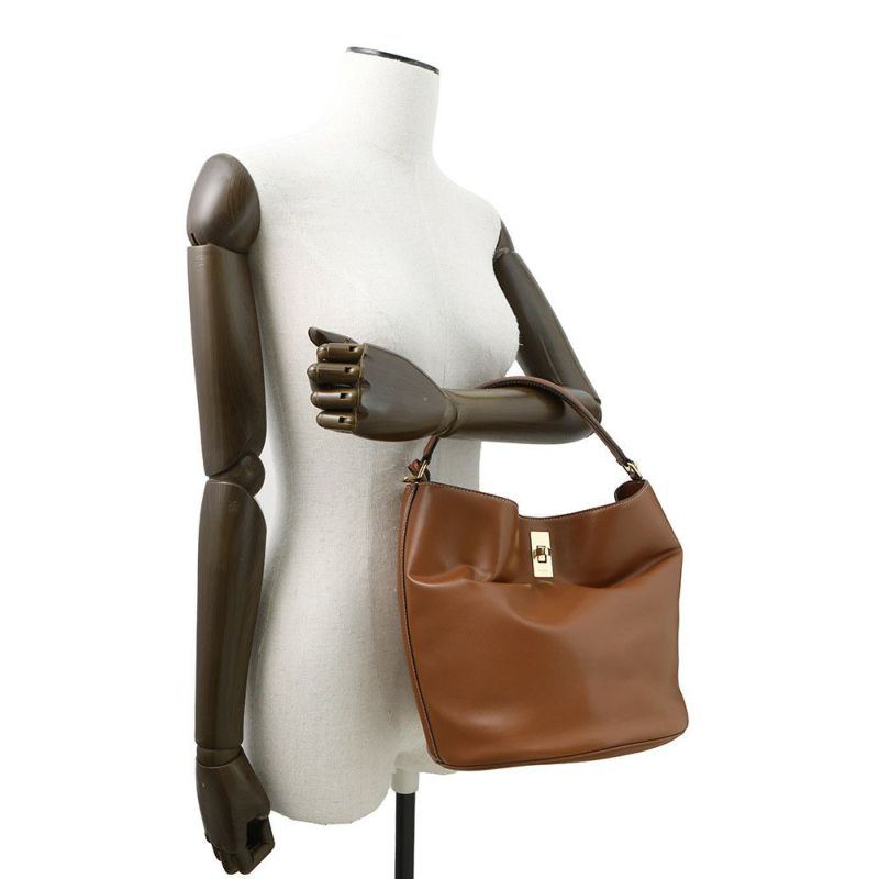 セリーヌ ハンドバッグ ティーンバケット16 カーフレザー 197573CR4.04LU CELINE 2way ブラウン