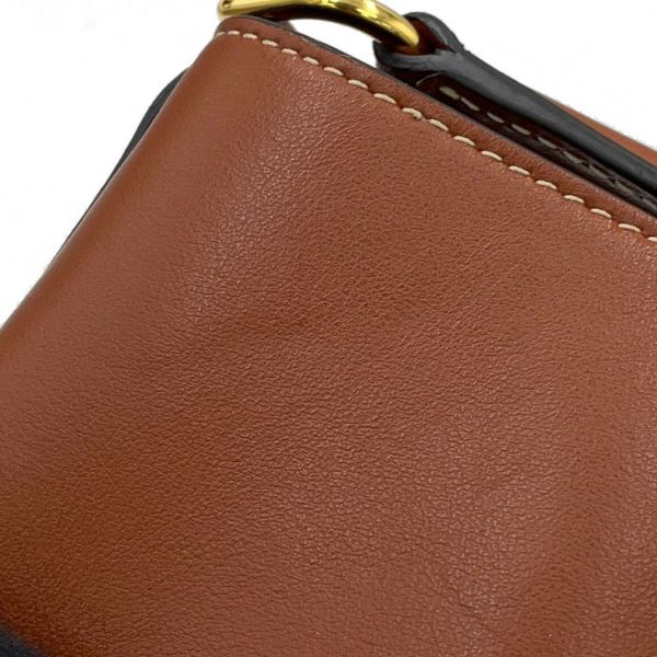 セリーヌ ハンドバッグ ティーンバケット16 カーフレザー 197573CR4.04LU CELINE 2way ブラウン