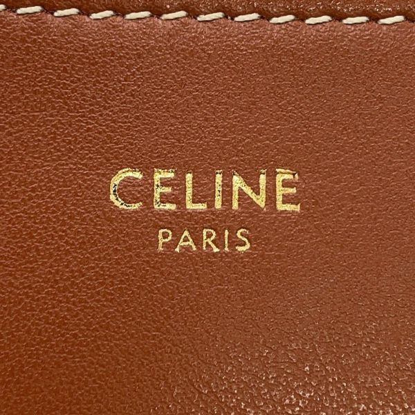 セリーヌ ハンドバッグ ティーンバケット16 カーフレザー 197573CR4.04LU CELINE 2way ブラウン