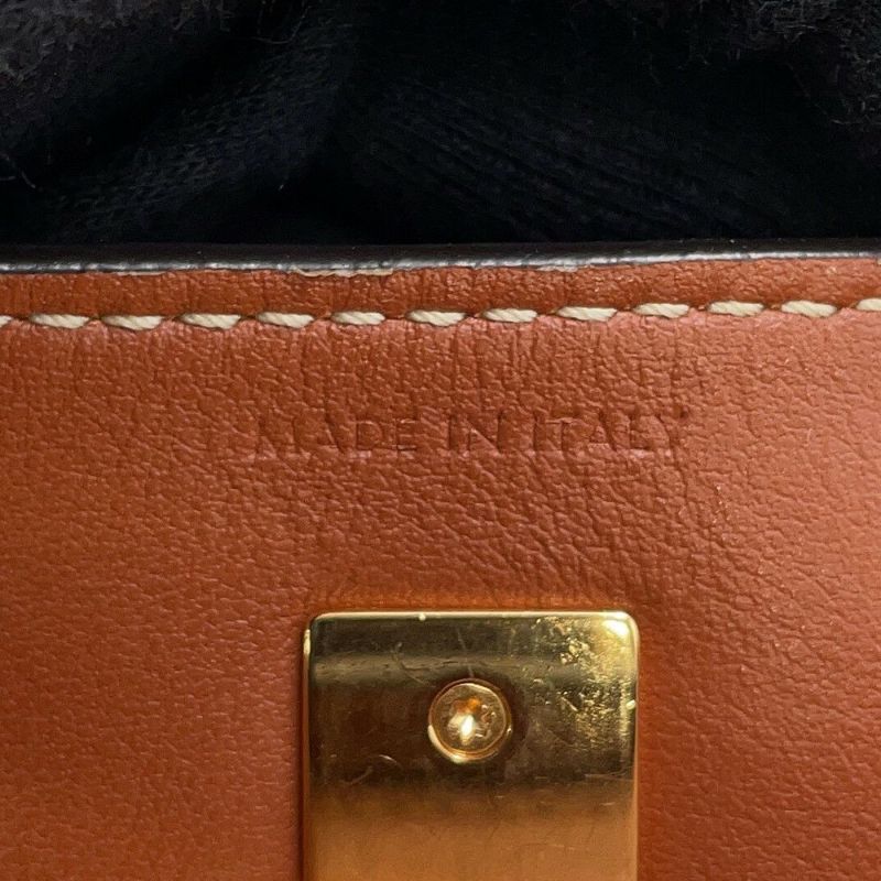 セリーヌ ハンドバッグ ティーンバケット16 カーフレザー 197573CR4.04LU CELINE 2way ブラウン