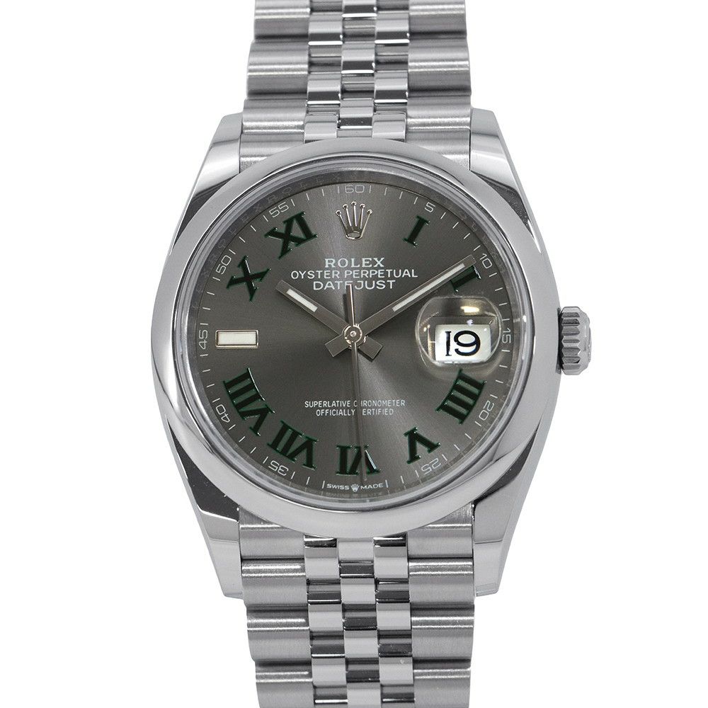 ロレックス デイトジャスト36 126200 ROLEX 腕時計 スレート文字盤 ローマン