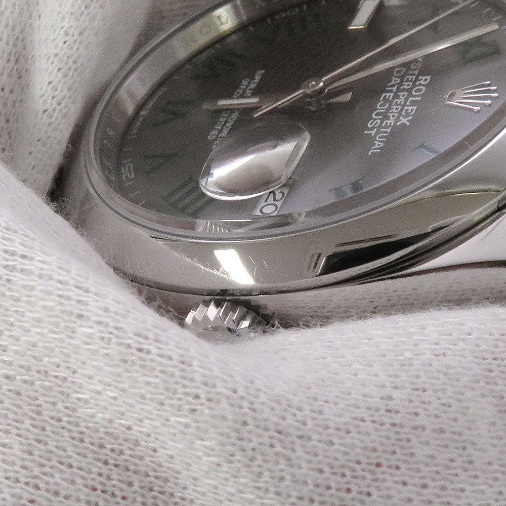 ロレックス デイトジャスト36 126200 ROLEX 腕時計 スレート文字盤 ローマン