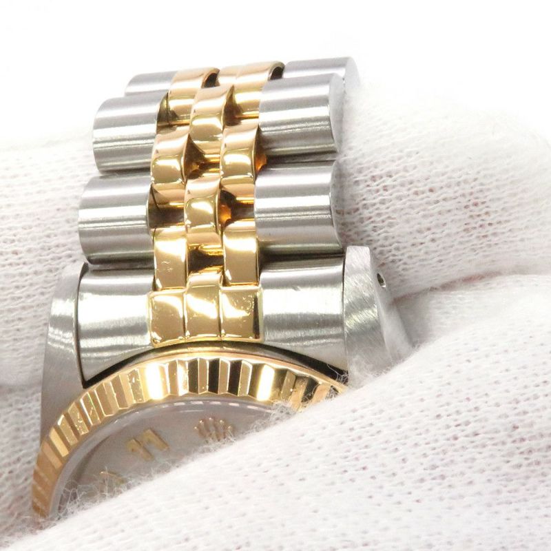 ロレックス デイトジャスト 94番 SS/K18YG 68273 ROLEX 腕時計 アイボリーコンピューター文字盤 アラビア