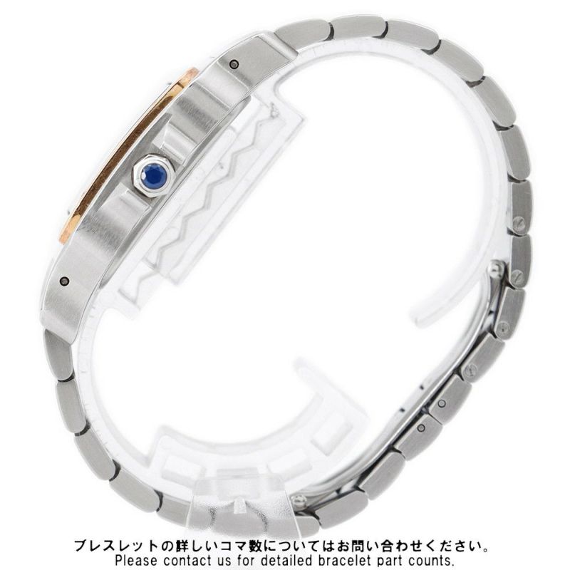 カルティエ サントス ガルベ XL W20099C4 Cartier 腕時計 白文字盤