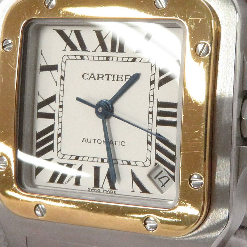 カルティエ サントス ガルベ XL W20099C4 Cartier 腕時計 白文字盤
