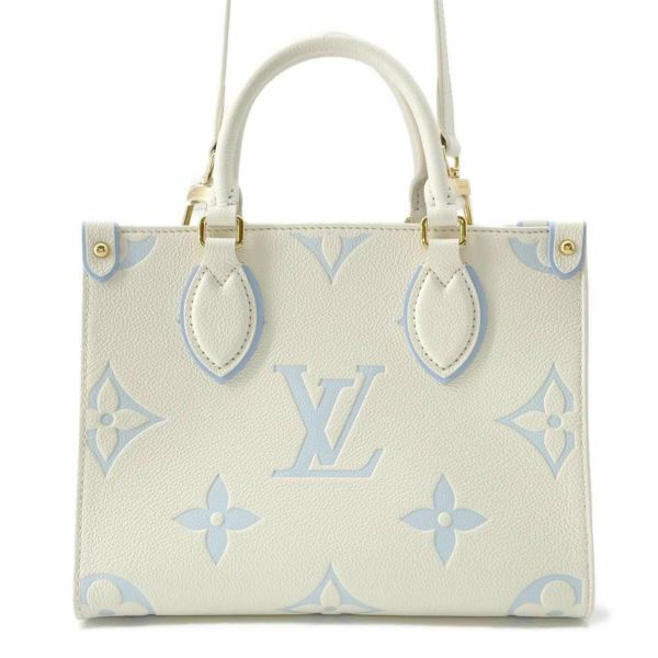 ルイヴィトン ハンドバッグ バイカラー モノグラム・アンプラント オンザゴーPM M46833 2wayショルダーバッグ