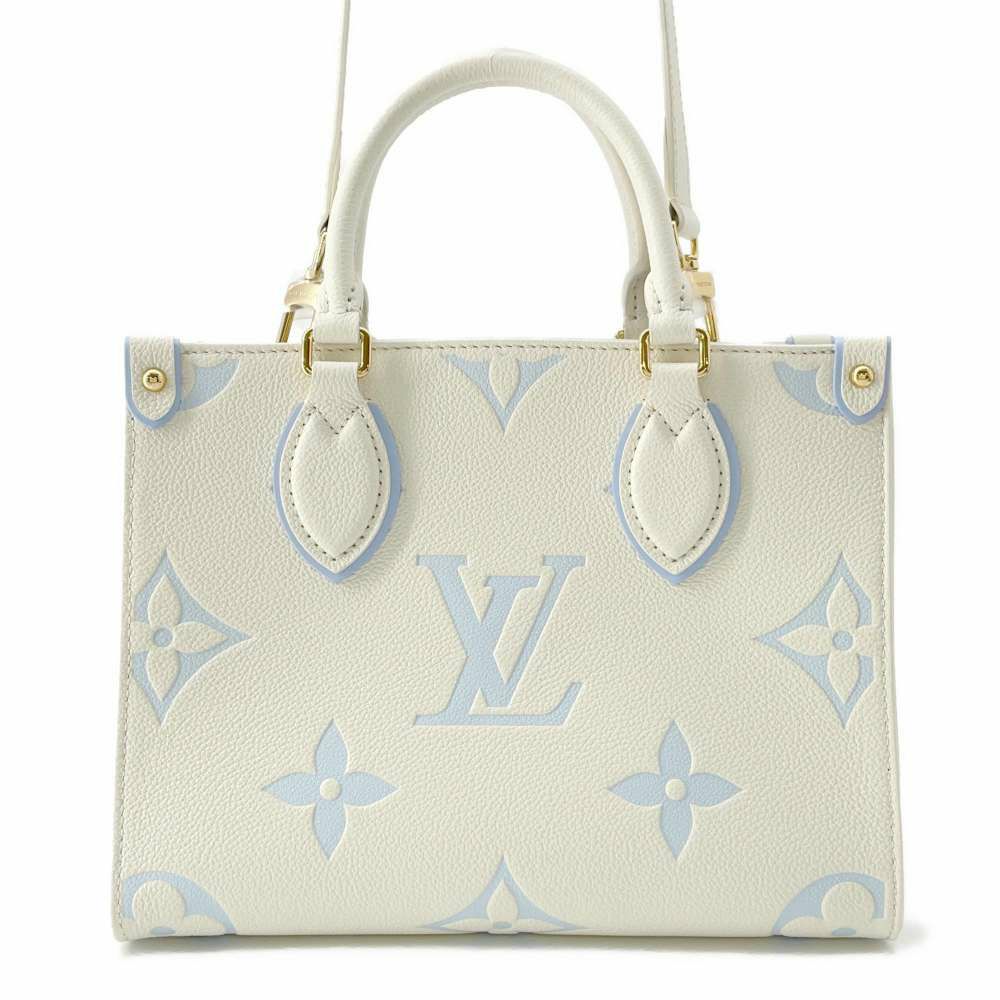 ルイヴィトン ハンドバッグ バイカラー モノグラム・アンプラント オンザゴーPM M46833 2wayショルダーバッグ