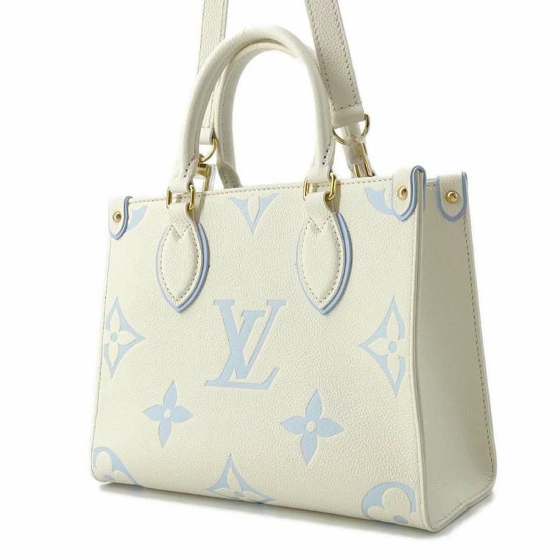 ルイヴィトン ハンドバッグ バイカラー モノグラム・アンプラント オンザゴーPM M46833 2wayショルダーバッグ