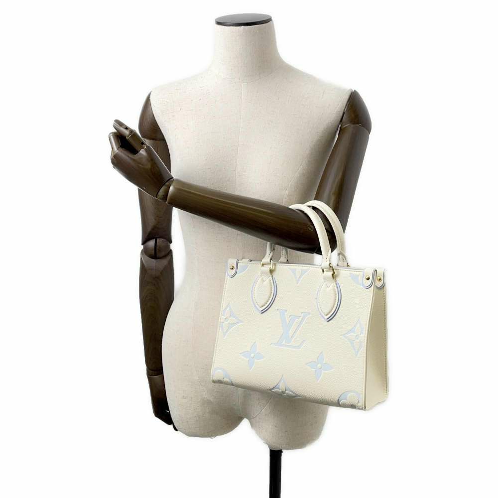ルイヴィトン ハンドバッグ バイカラー モノグラム・アンプラント オンザゴーPM M46833 2wayショルダーバッグ