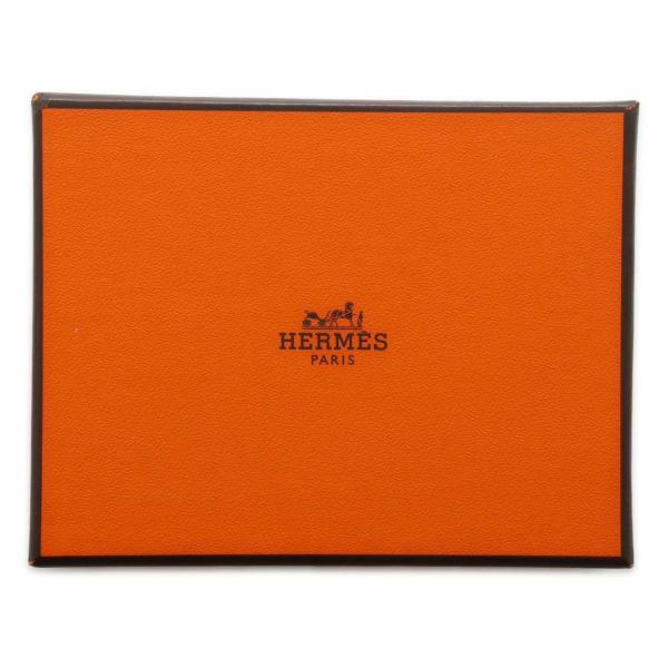 エルメス ネックレス ポワット・ア・レーフ ネイビー/シルバー金具 HERMES アクセサリー