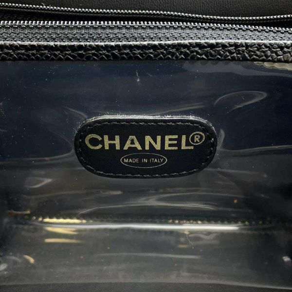 シャネル ハンドバッグ バニティ ココマーク キャビアスキン CHANEL 2wayショルダーバッグ メイクボックス ポーチ 黒