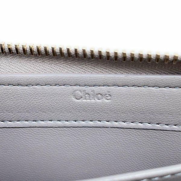 クロエ 長財布 アルファベット レザー CHC21WP941 Chloe 財布 ラウンドファスナー