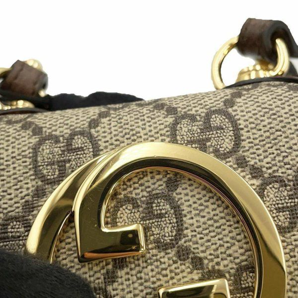 グッチ カードケース インターロッキングG GGスプリーム ブロンディ 698635 GUCCI