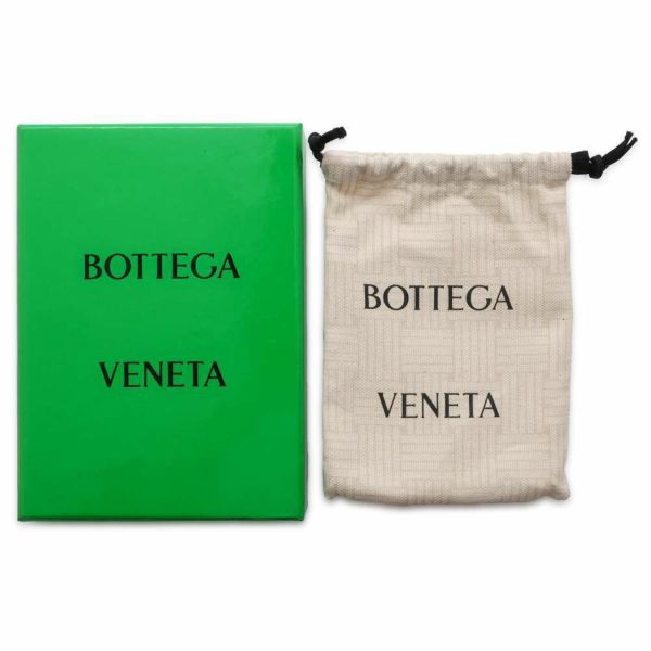 ボッテガヴェネタ 二つ折り財布 イントレチャート レザー 749412 BOTTEGA VENETA メンズ 黒