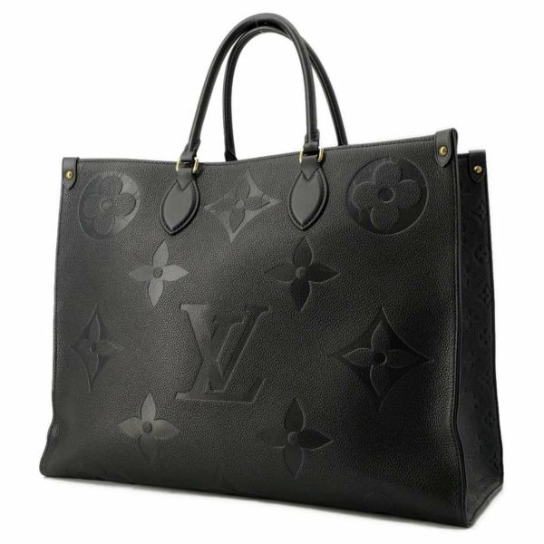 ルイヴィトン トートバッグ モノグラム・アンプラント オンザゴーGM M44925 LOUIS VUITTON 2wayショルダーバッグ 黒 ブラック